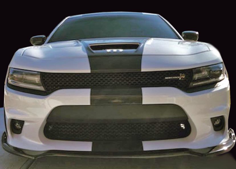 Carbon Fiber Front Bumper Lip Body Kit Splitter For Dodge Charger Srt